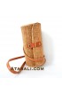 Ata medium barrel bag with leather clip